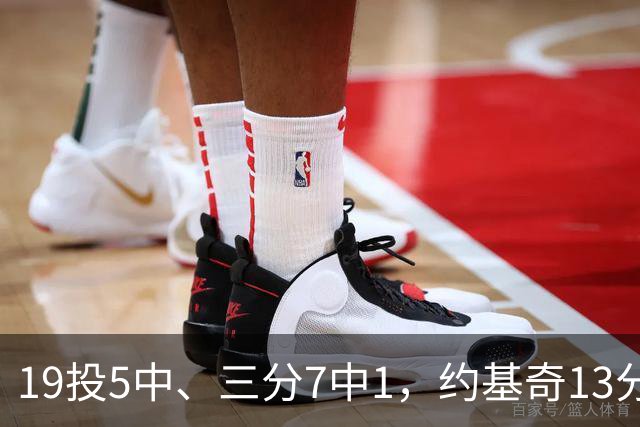 19投5中、三分7中1，约基奇13分正负值-20